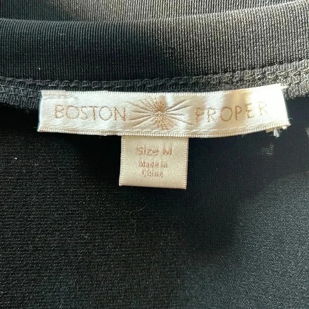 Boston Proper Women’s Split Hem Square Neck Tunic Medium - Picture 11 of 13